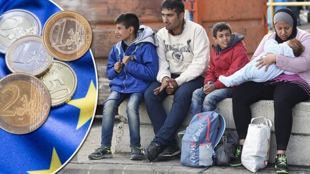 bschlossen fluechtlinge werden fuer 1 euro die stunde den wald fegen und papierflieger basteln