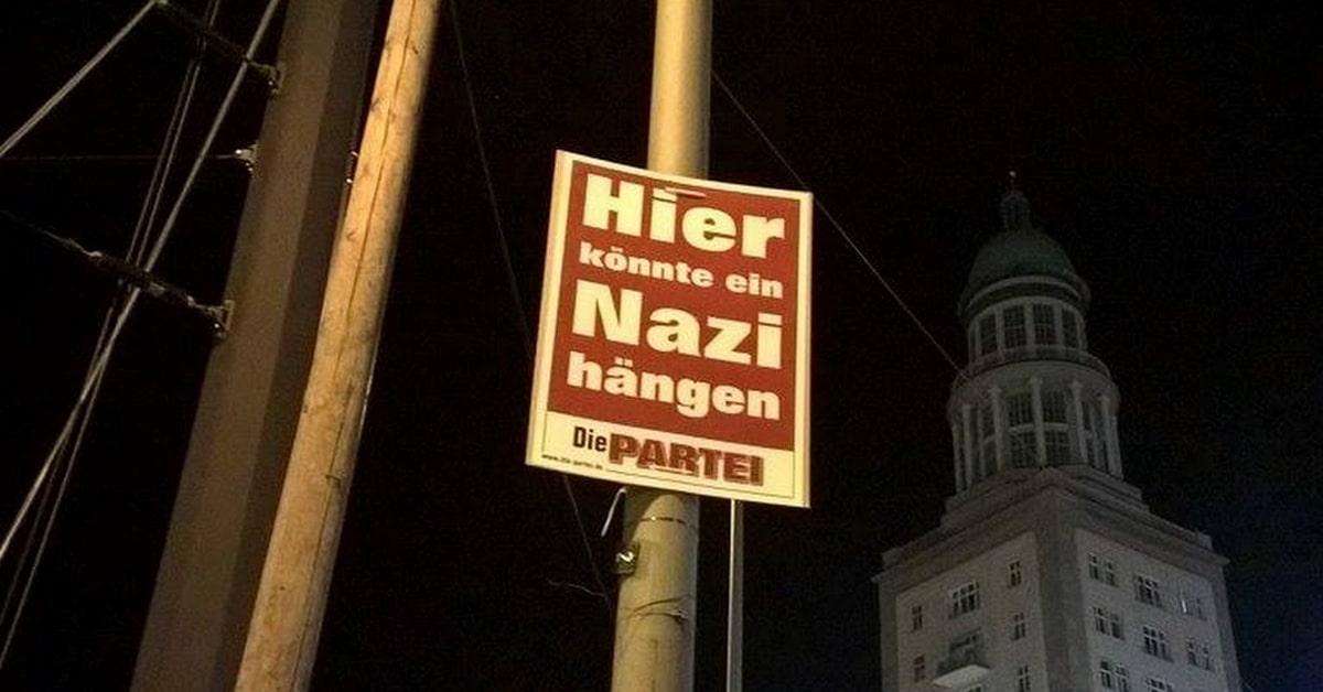 DIE PARTEI ruft zu Mord und Bürgerkrieg auf