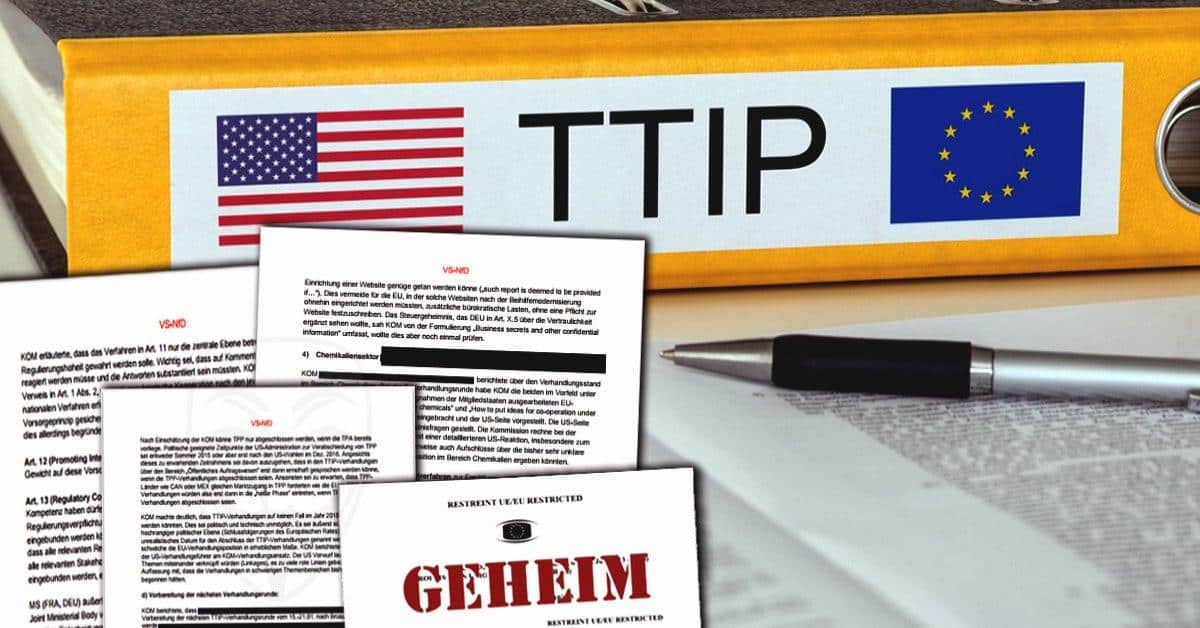 Leak: TTIP-Freihandelsabkommen kommt Entmachtung des deutschen Parlaments gleich