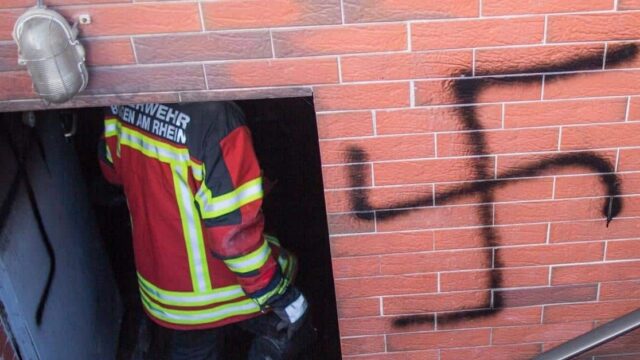 Bingen: Hakenkreuz-Schmierer aus Syrien muss wegen Brandstiftung 4 Jahre in Haft