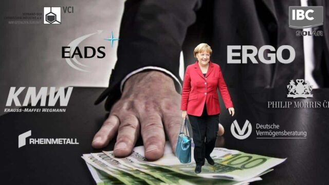 Korruption: Wie Unternehmen Millionenspenden an Merkels CDU verschleiern