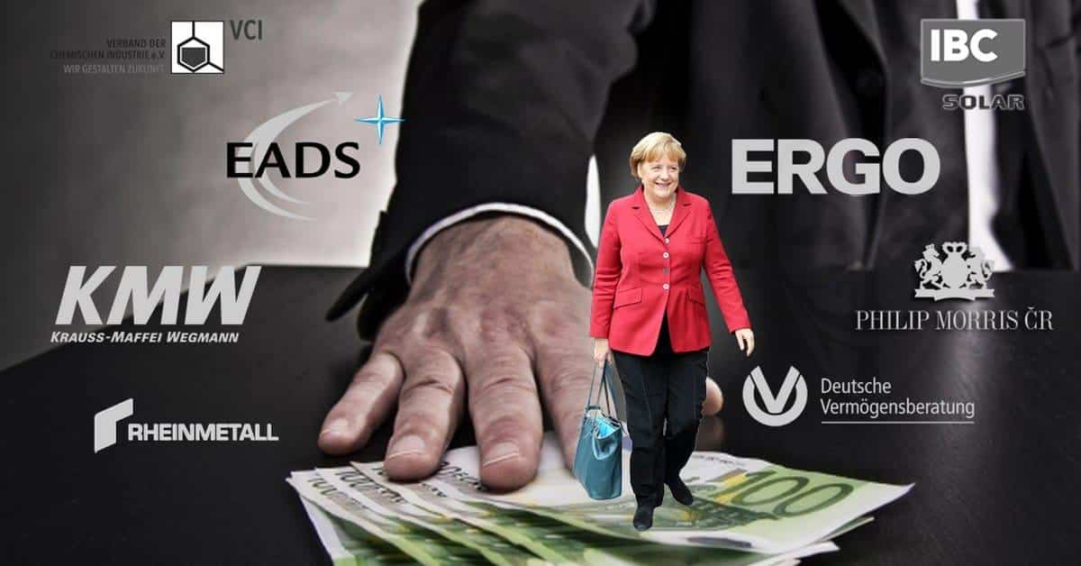 Korruption: Wie Unternehmen Millionenspenden an Merkels CDU verschleiern