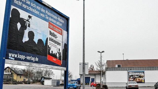 Gesinnungsdiktatur BRD: LIDL lässt bezahlte Buchwerbung von Udo Ulfkotte überkleben