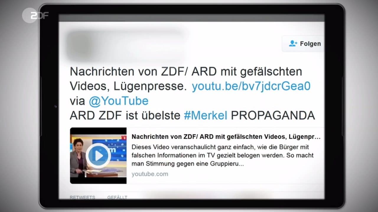 Lügenpresse: ZDF fälscht Umfrage zur eigenen Glaubwürdigkeit