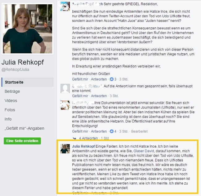Spiegel-Journalistin bejubelt den Tod von Udo Ulfkotte: „Hahahaha! Darauf einen Schnaps!“