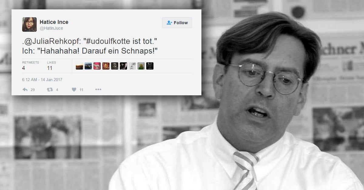 Spiegel-Journalistin bejubelt den Tod von Udo Ulfkotte: „Hahahaha! Darauf einen Schnaps!“