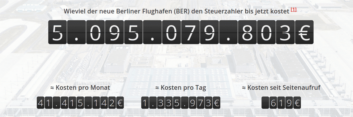 Bitte nicht lachen: Im Flughafen BER sind die Wasserrohre zu dünn!