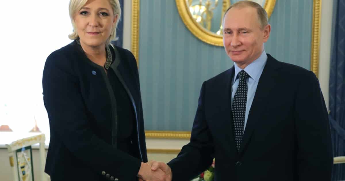 Putin und Le Pen in Moskau: „Die USA verfolgen das Ziel, einen Krieg in Europa zu führen“