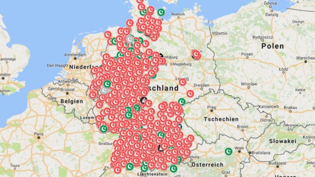 Islam in Deutschland – Die Karte des Schreckens