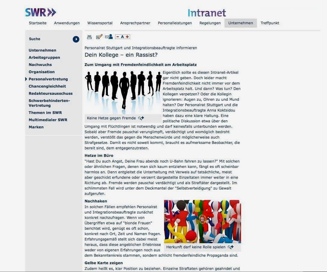Dein Kollege – Ein Rassist? Leitfaden zum Denunzieren beim Öffentlich Rechtlichen SWR