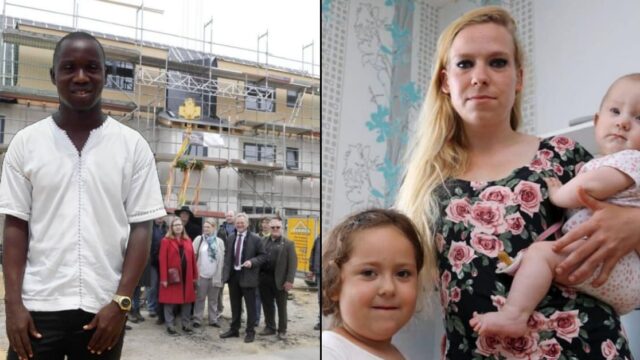 Skandal: Neue Häuser für Flüchtlinge – junge Deutsche soll mit zwei Kindern ins Asylheim