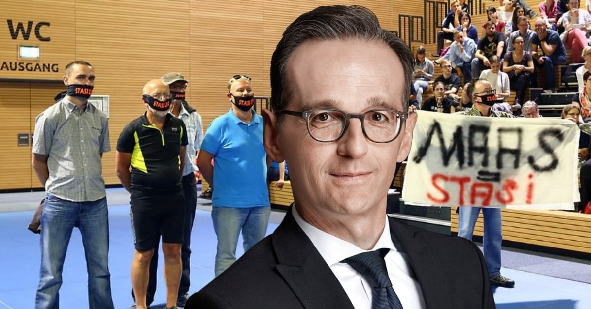 Inquisitor Heiko Maas aus Dresden verjagt – Polizeipräsident beschimpft Bürger als Pöbel