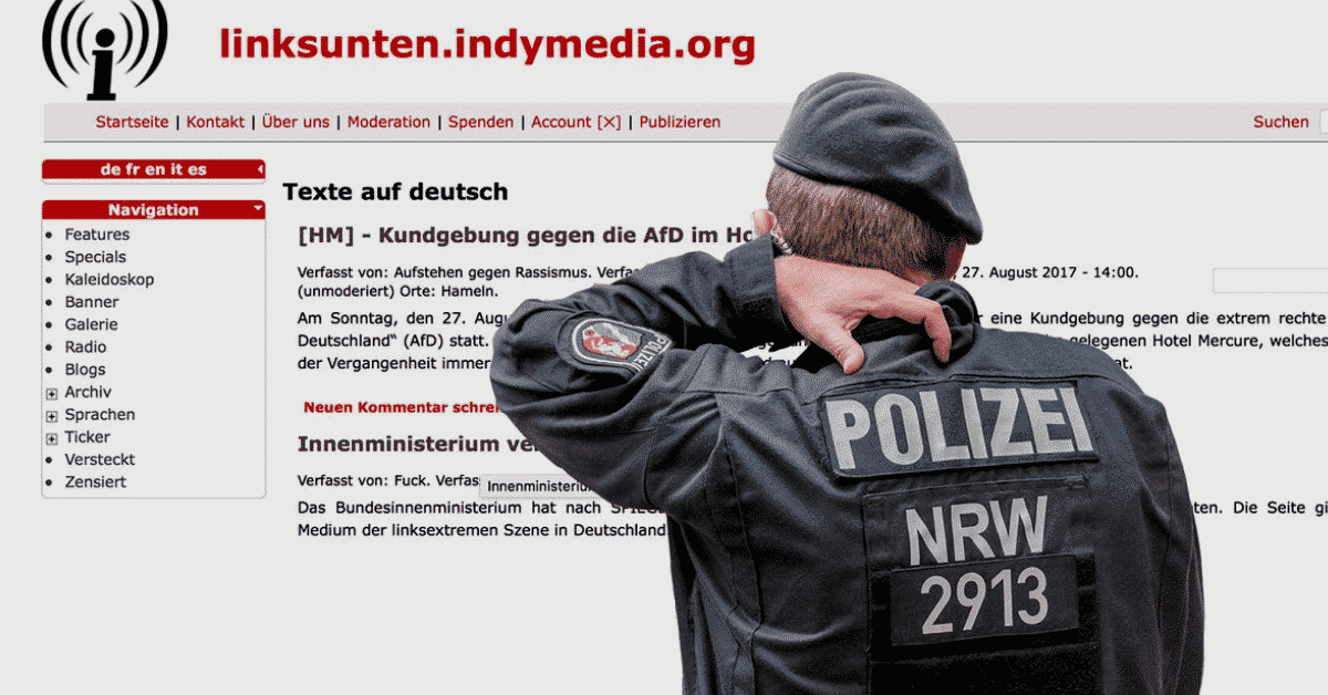 Indymedia: Linksterroristische Hetzseite wieder online – Bundesregierung und Medien schweigen