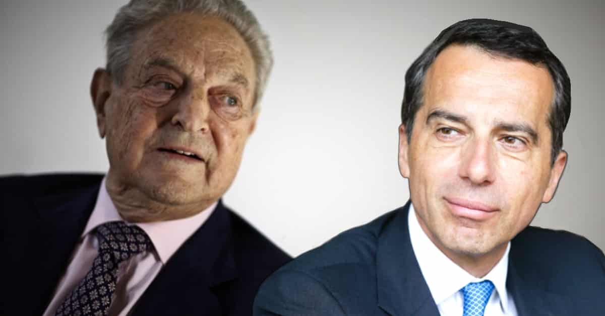 Marionettenregierung in Österreich? Kanzler Kern räumt ein: „Ich habe enges Verhältnis zu Soros“