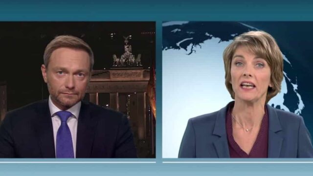 ZDF hält ideologisches Standgericht ab: GEZ-Schmarotzerin Slomka geht auf  FDP-Chef los