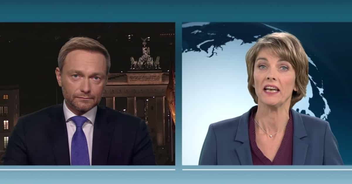 ZDF hält ideologisches Standgericht ab: GEZ-Schmarotzerin Slomka geht auf  FDP-Chef los