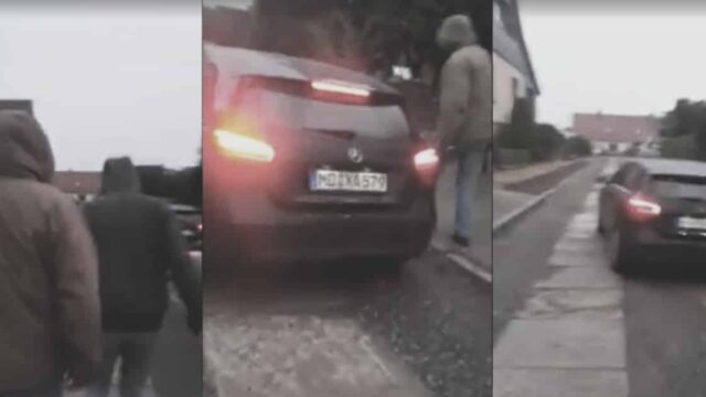 Hier flüchtet der Verfassungsschutz: Identitärer zeigt, wie man Spitzel vom Geheimdienst verjagt