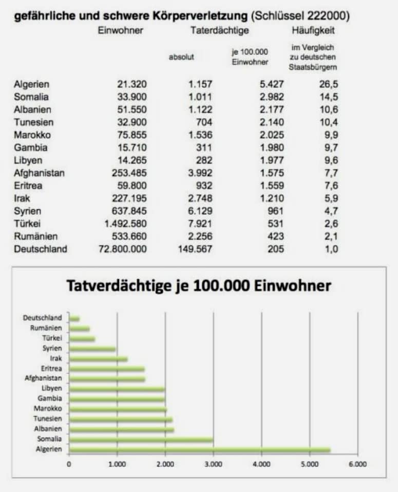 Aufgedeckt: Tausende Schwerverbrecher aus Maghreb-Staaten als "Flüchtlinge" in Deutschland entsorgt