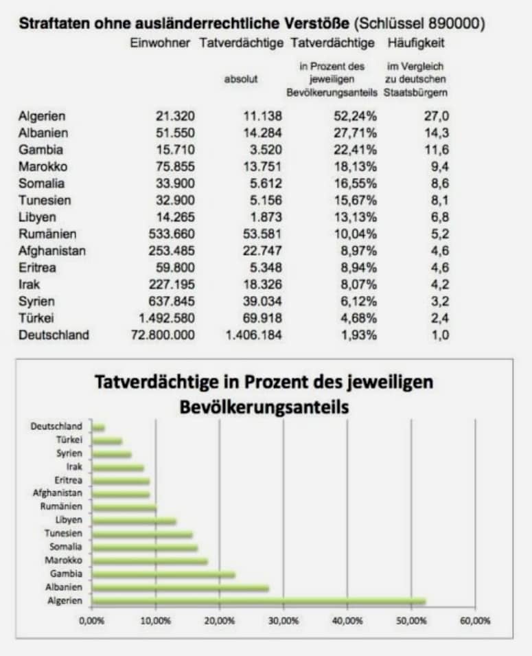 Aufgedeckt: Tausende Schwerverbrecher aus Maghreb-Staaten als "Flüchtlinge" in Deutschland entsorgt