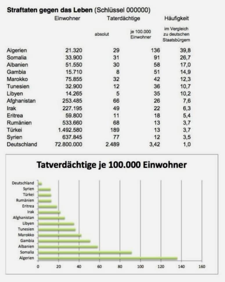 Aufgedeckt: Tausende Schwerverbrecher aus Maghreb-Staaten als "Flüchtlinge" in Deutschland entsorgt