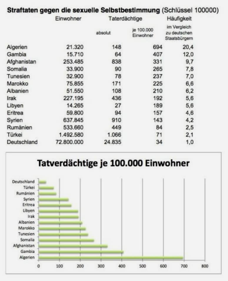 Aufgedeckt: Tausende Schwerverbrecher aus Maghreb-Staaten als "Flüchtlinge" in Deutschland entsorgt