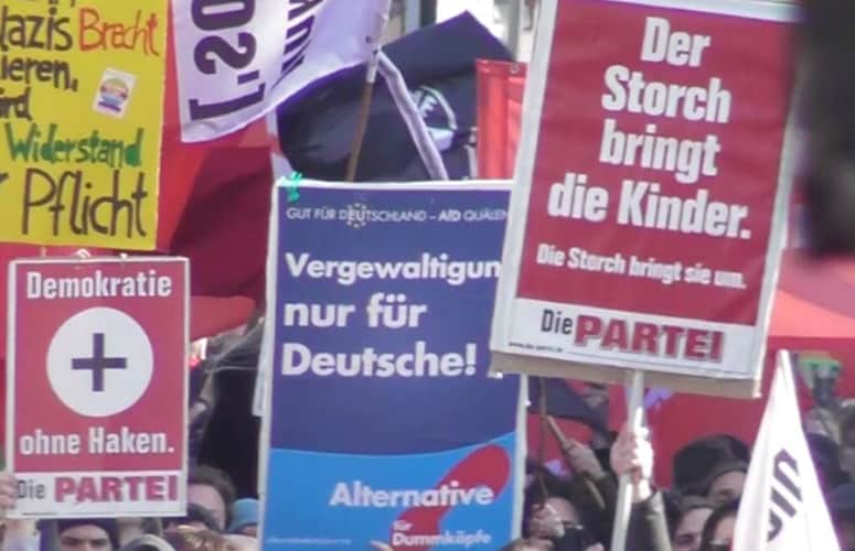 Bürgerkrieg in Kandel: Linksextremisten machen Jagd auf Polizisten und friedliche Demonstranten