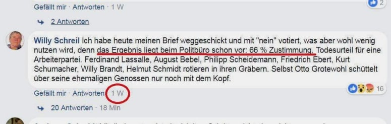 Erste Anzeichen für gefälschtes SPD-Mitgliedervotum – Vergleich zwischen 2013 und 2018 3 Erste Anzeichen für gefälschtes SPD-Mitgliedervotum – Vergleich zwischen 2013 und 2018
