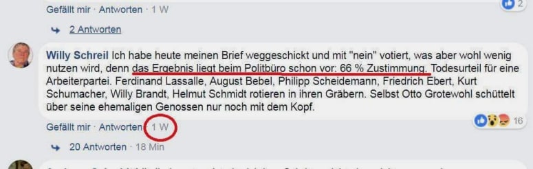 Erste Anzeichen für gefälschtes SPD-Mitgliedervotum – Vergleich zwischen 2013 und 2018