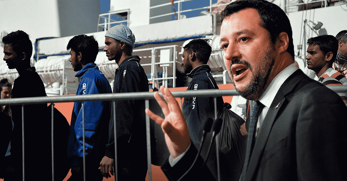Salvini räumt in Italien auf: Illegale kommen ab sofort in Lager und werden konsequent abgeschoben