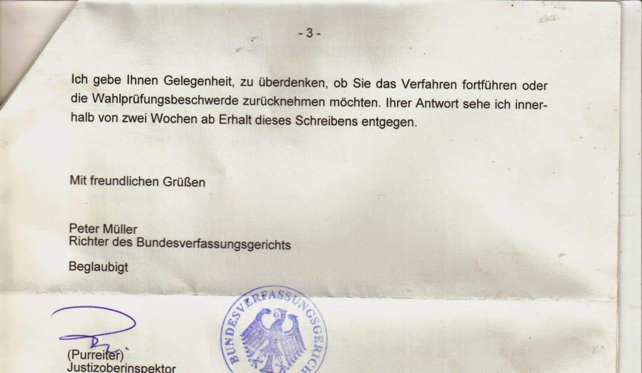 Korrumpierte Justiz: Bundesverfassungsgericht – „Im Namen von SPD, CDU und Grünen“