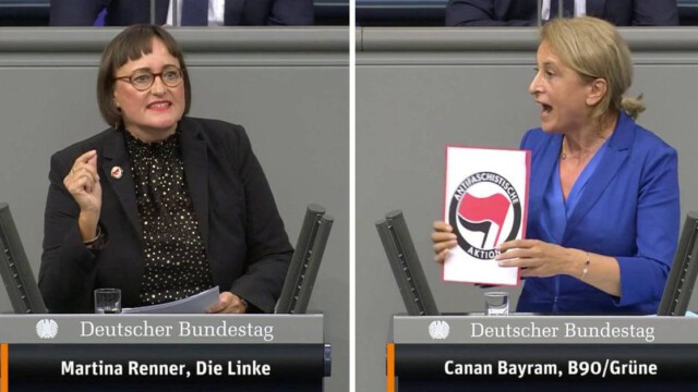 Skandal im Bundestag: Danke, Antifa! Stalinistin Martina Renner huldigt Linksterroristen