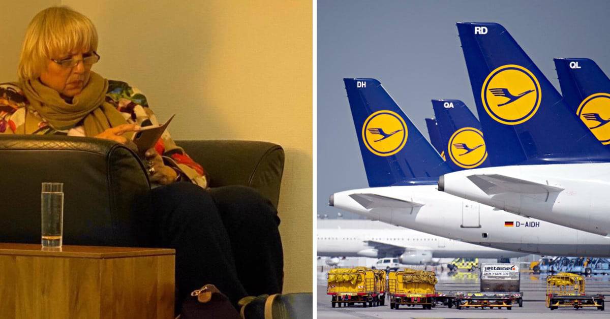 Claudia Roth will Deutschen das Fliegen verbieten und wird in Vielflieger-Lounge erwischt