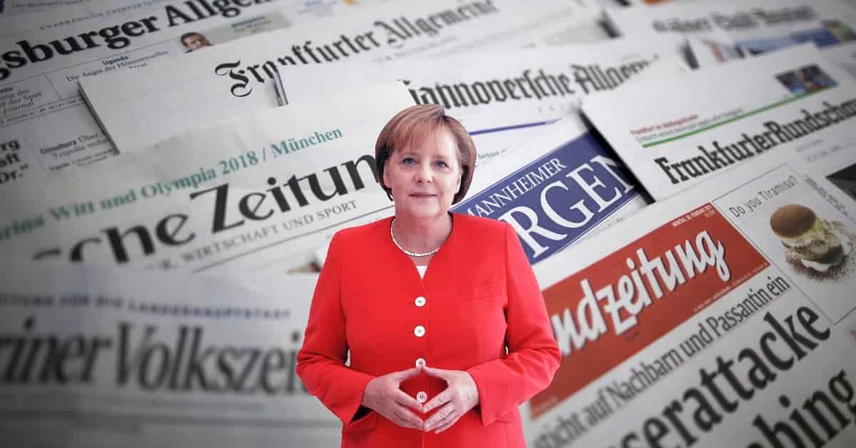 Aufgedeckt: Merkel-Regime führt Gleichschaltung der Zeitungen durch - und Sie zahlen die Rechnung!