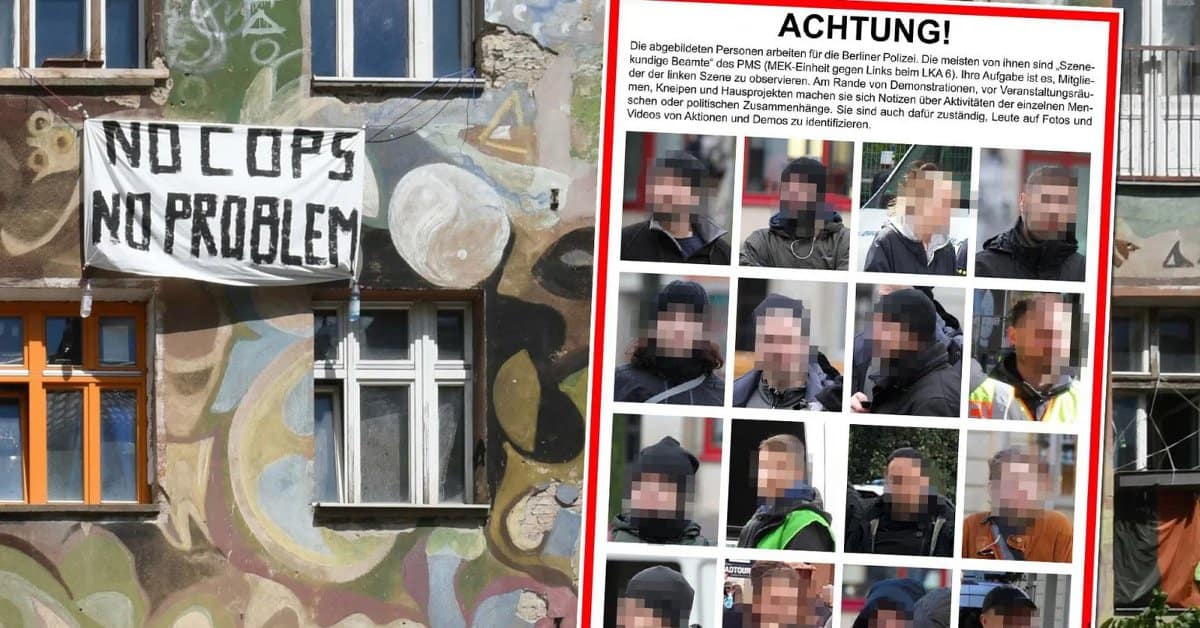 Berlin: Linksextremisten setzen Polizisten auf schwarze Listen