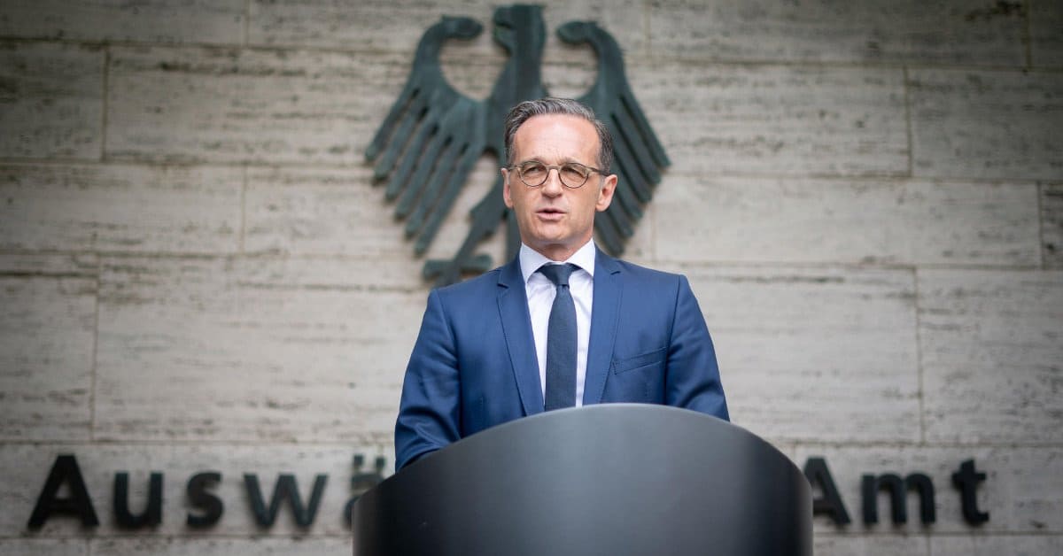 Heiko Maas' Außenministerium stellt klar: Es gibt kein deutsches Volk!