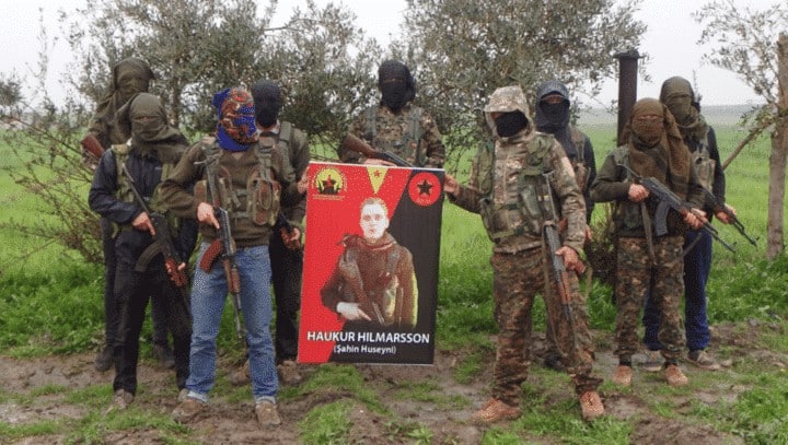 Europäische Antifa-Mitglieder in Syrien.