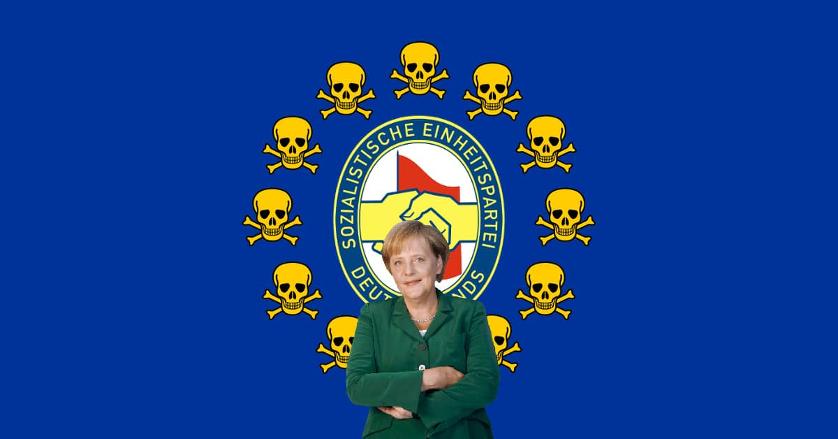 Merkels blutiger Aufstieg zum totalitären Diktator: Von der SED in die Corona-Diktatur