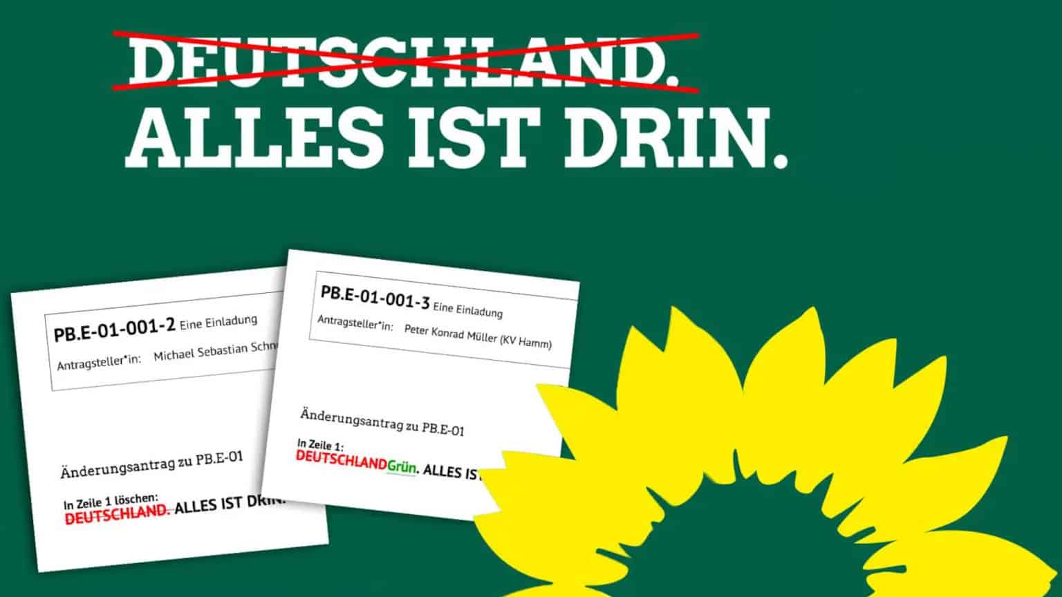 Antideutscher Hass durch und durch: Grüne wollen „Deutschland“ aus Wahlprogramm streichen