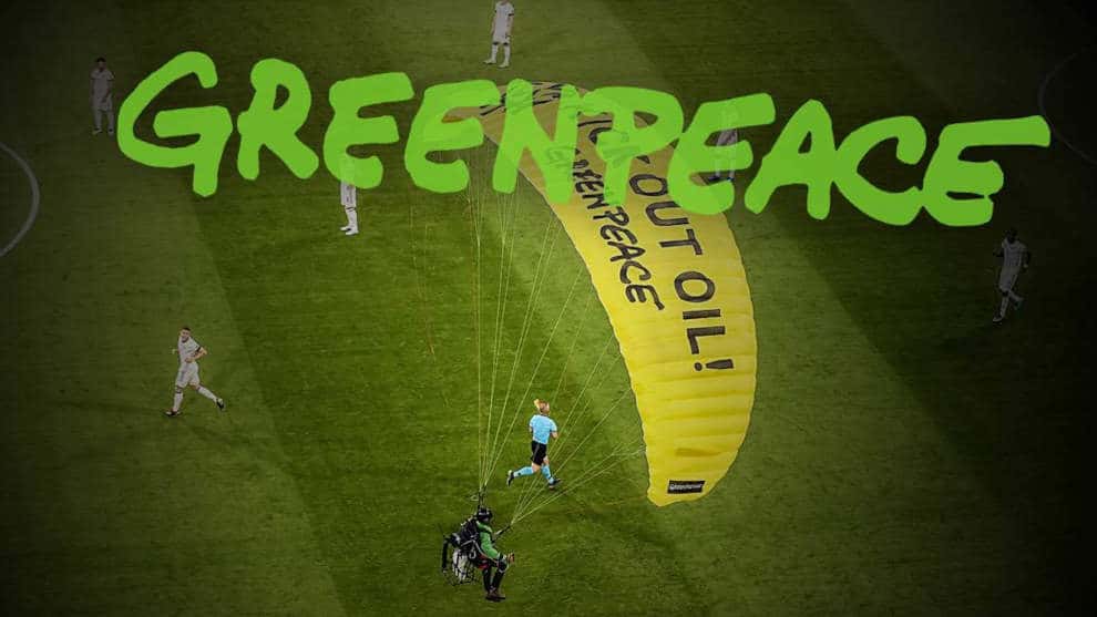 Fußball-Europameisterschaft in München: Klima-Terrorismus durch Greenpeace