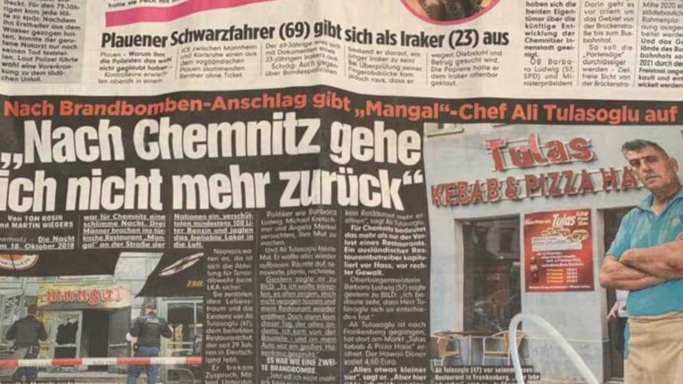 Chemnitzer Nazi-Märchen aufgeflogen: Merkel solidarisierte sich mit türkischen Brandstifter