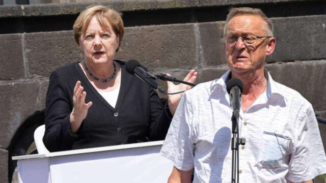 Hochwasser: Merkel stinksauer – Schulds Bürgermeister weist Kanzlerin zurecht