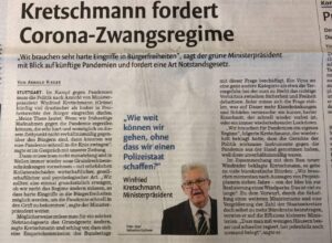 Corona-Zwangsregime: Beugehaft für Impfverweigerer und Schlagstöcke gegen Querdenker