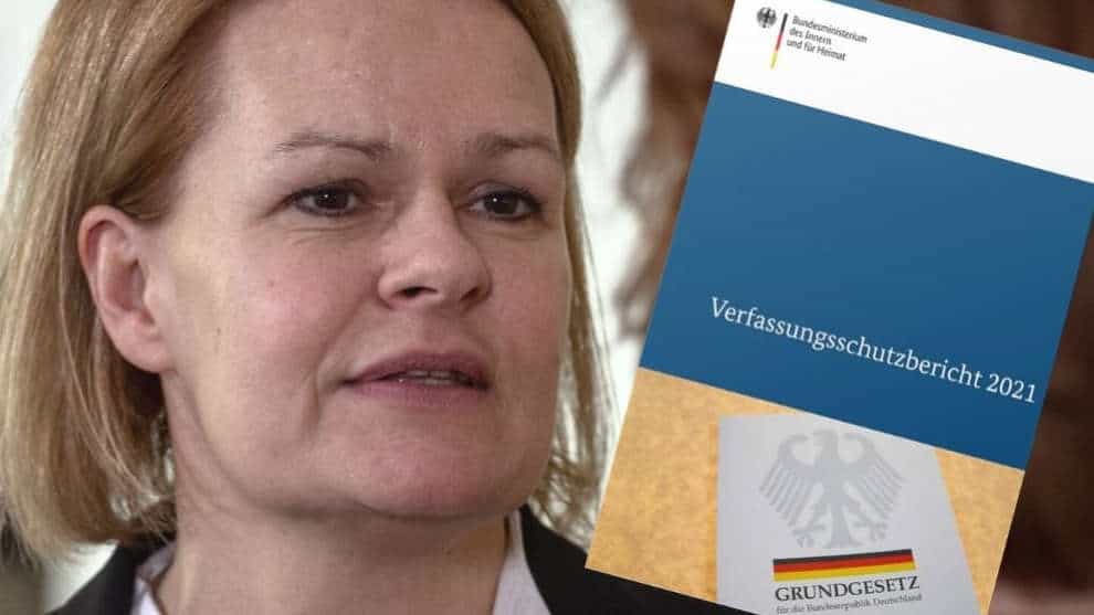 Linksradikale Antifa-Ministerin Nancy Faeser manipuliert Verfassungsschutzbericht