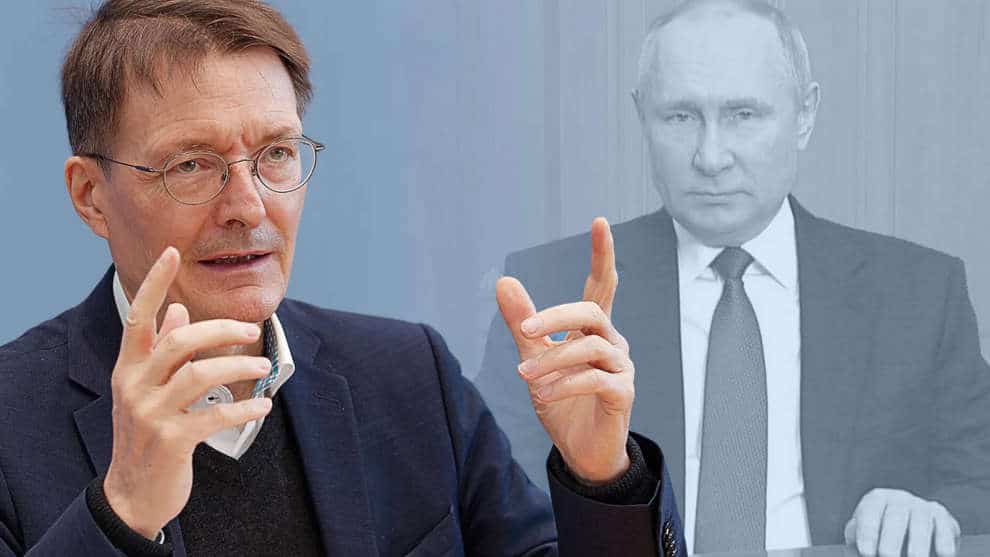 Gesundheitsminister Karl Lauterbach dreht völlig durch: „Wir sind im Krieg mit Putin“