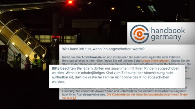 Bundesregierung fördert Webseite mit Tipps gegen Abschiebung