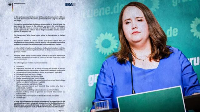 Ricarda Lang „dick“ genannt: Internationale BKA-Ermittlungen