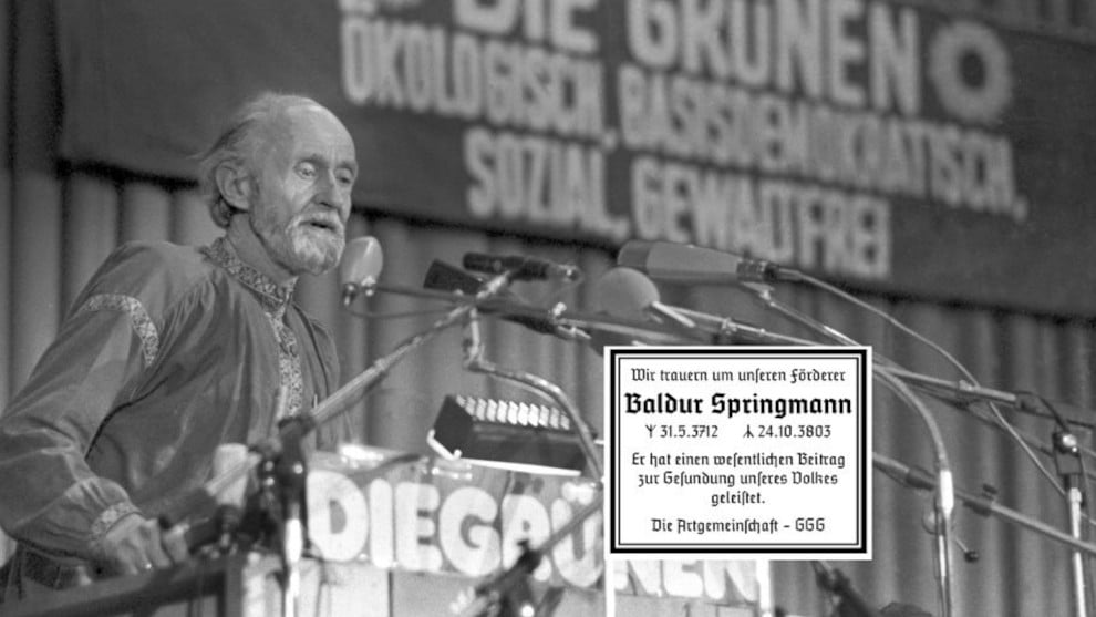 Gründungsmitglieder der Grünen waren Mitglieder der NSDAP
