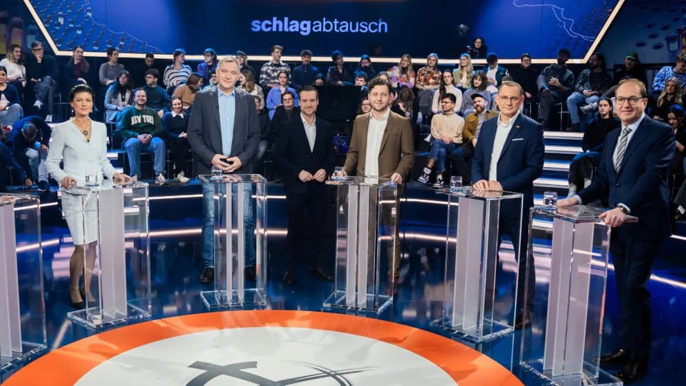 Im ZDF-Studio klatschen bei Wahlsendung vor allem linke Studenten