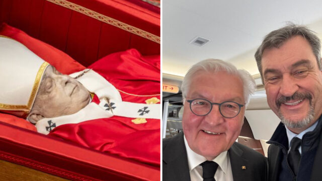 Grinse-Selfie bei Papst-Bestattung: Söder sorgt für Empörung