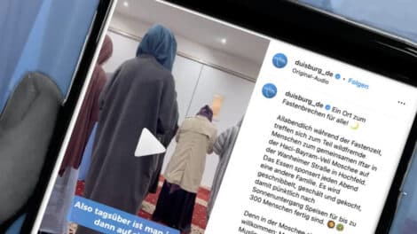 Stadt Duisburg wirbt für islamistische Moschee